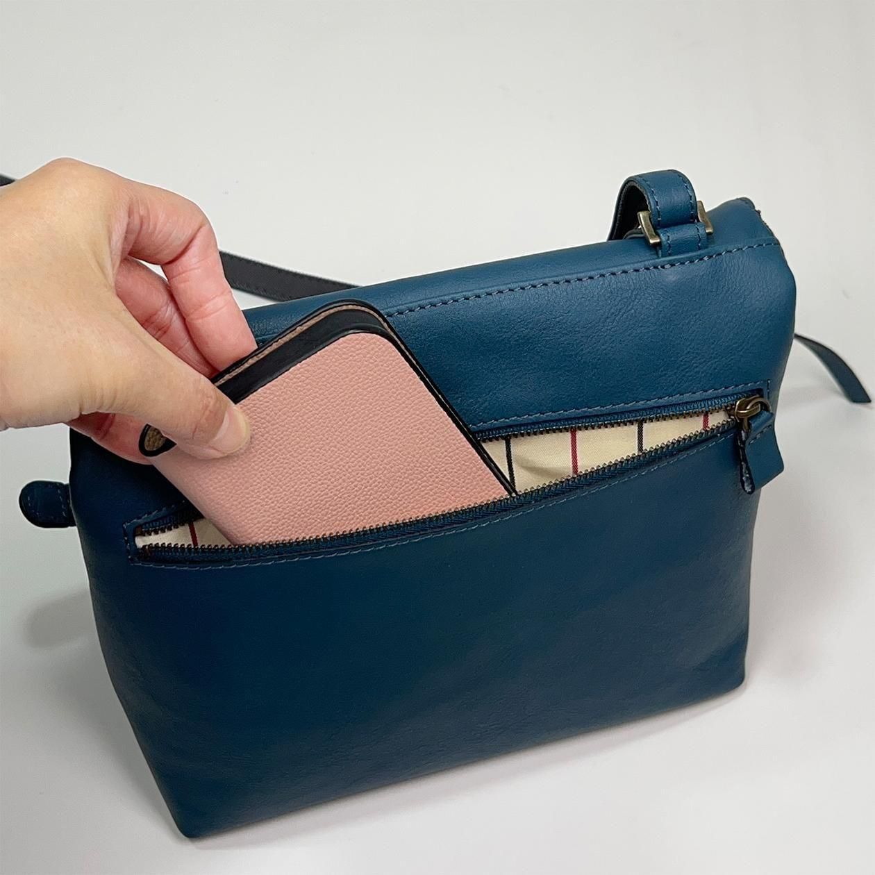 本革×ナイロン フラップショルダー | 7509R - B.stuff online store