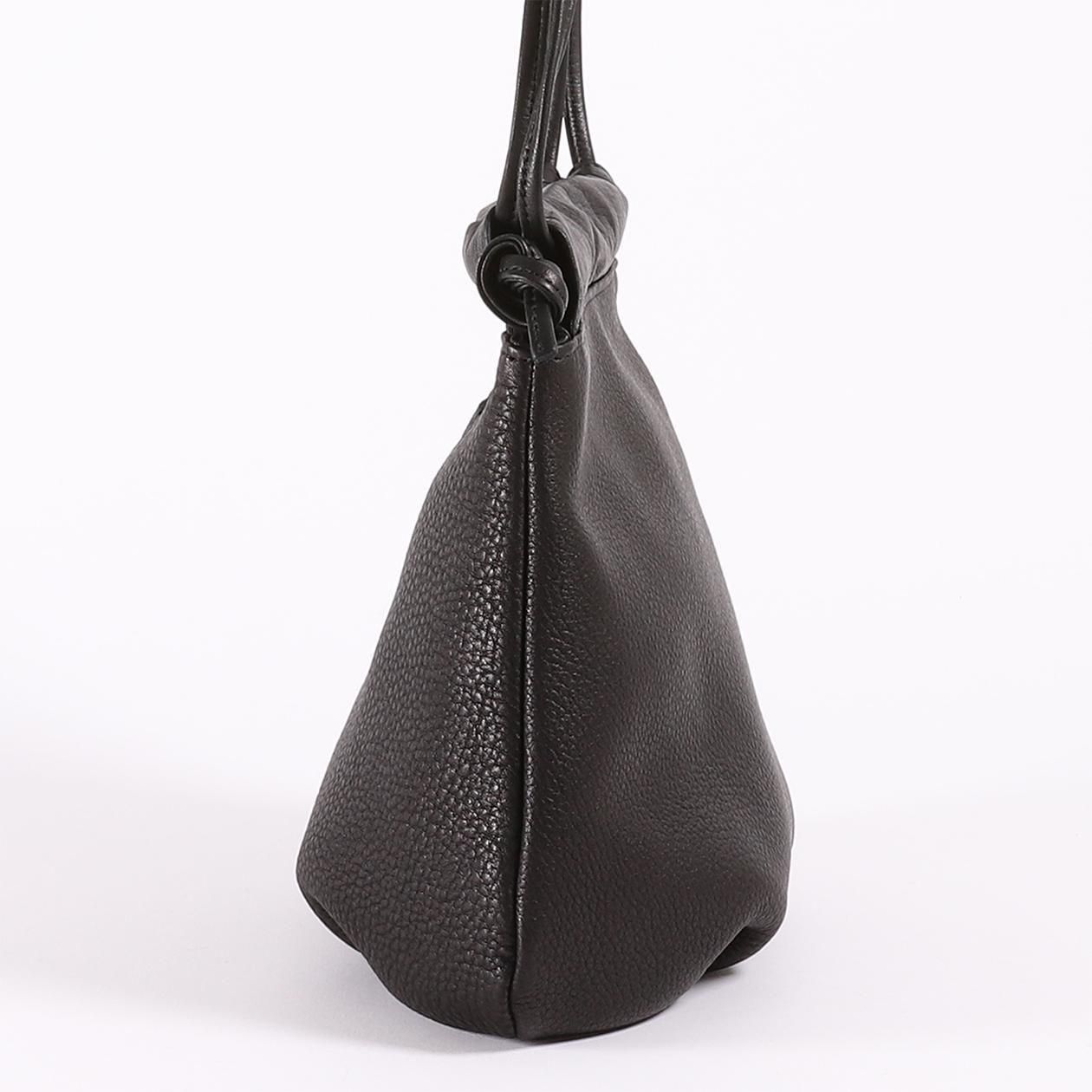 シュリンクレザー 巾着ショルダーバッグ | 7801 - B.stuff