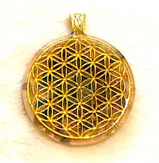 ORGONITE Space Medal Pendant 003