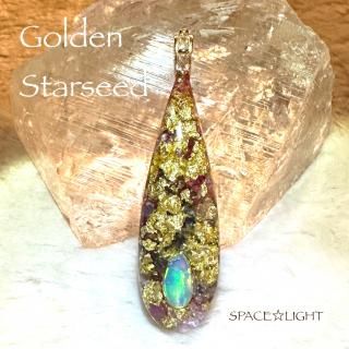 ORGONITE Golden Starseed 001 with OPAL