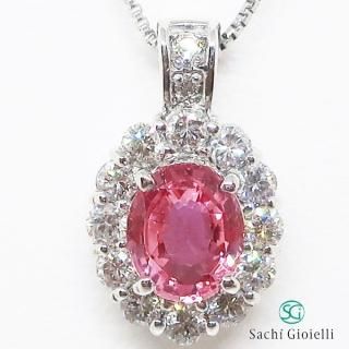 ご予約【世界三大希少石☆芯のあるオレンジッシュピンクカラー