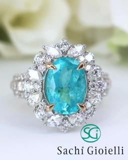 2.0ct ѥ饤ХȥޥΥ K18WG/YG