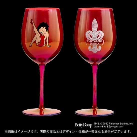 BETTY.ROCK BLACK&PINK 2種セット RED&PINKグラス付 - シャンパンD.ROCK