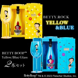 BETTY.ROCK YELLOW&BLUE 2種セット YELLOW&BLUEグラス付