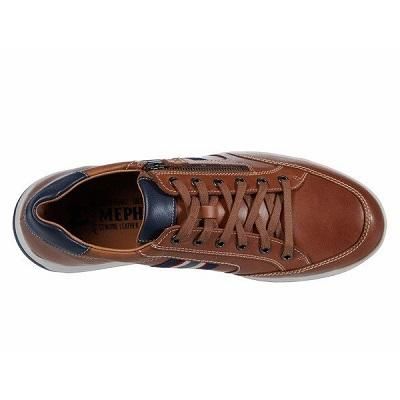 MEPHISTO ブラウン スニーカー25〜25.5 LISANDRO レザー メンズスニーカー／ブラウン｜メフィスト