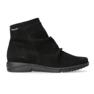 【美品】MEPHISTO ブーツ　レディース　ブラック　23.5 チロリアン 美品】MEPHISTO ブーツ レディース ブラック 23.5 チロリアン