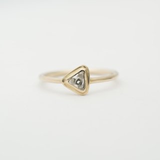PLOCI<br/>Black & White Slice Diamond Ring