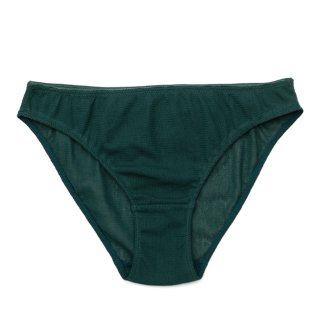 Pasquet<br>cotton tulle panty/  evergreen