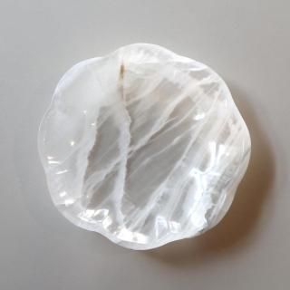 onyx flower bowl/  B