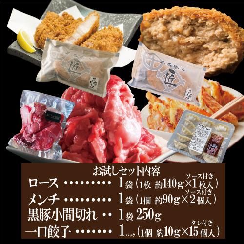 初回限定/黒豚お試しセット/【送料無料】-お試しrmkp- - 鹿児島