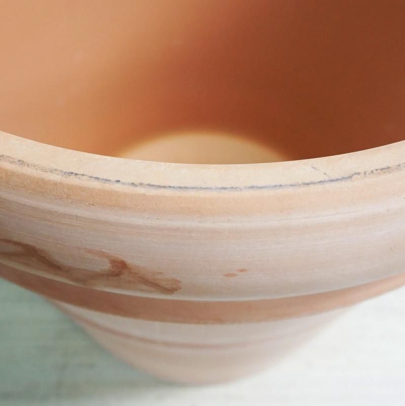 植木鉢 おしゃれ 大型 テラコッタ リムポットホワイト 2L＜ 52cm