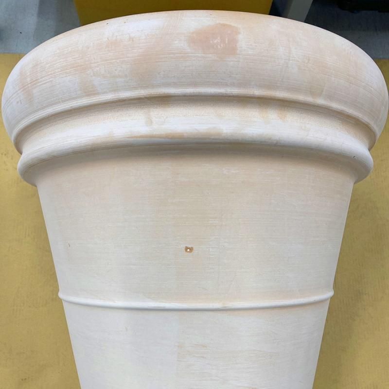 イタリア製　19,800円で購入　特大・直径61×高さ52cm 植木鉢 ホワイト 植木鉢 ビオラデコ ホワイト 8号(直径24×高さ17cm)の通販はau