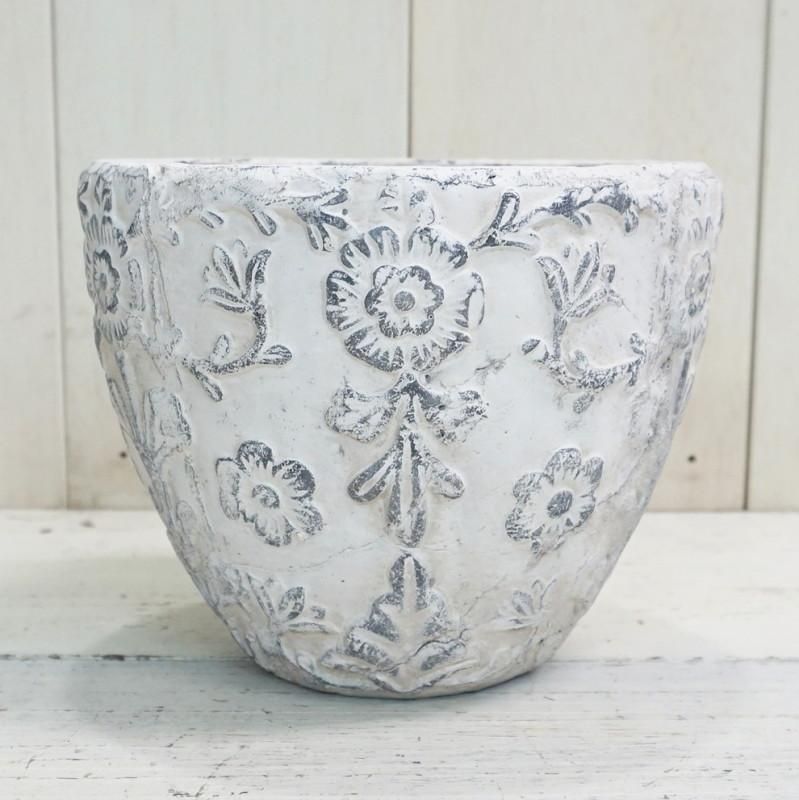 植木鉢 おしゃれ アンティーク 陶器鉢 ダイナスティポット＜ 15cm 5号