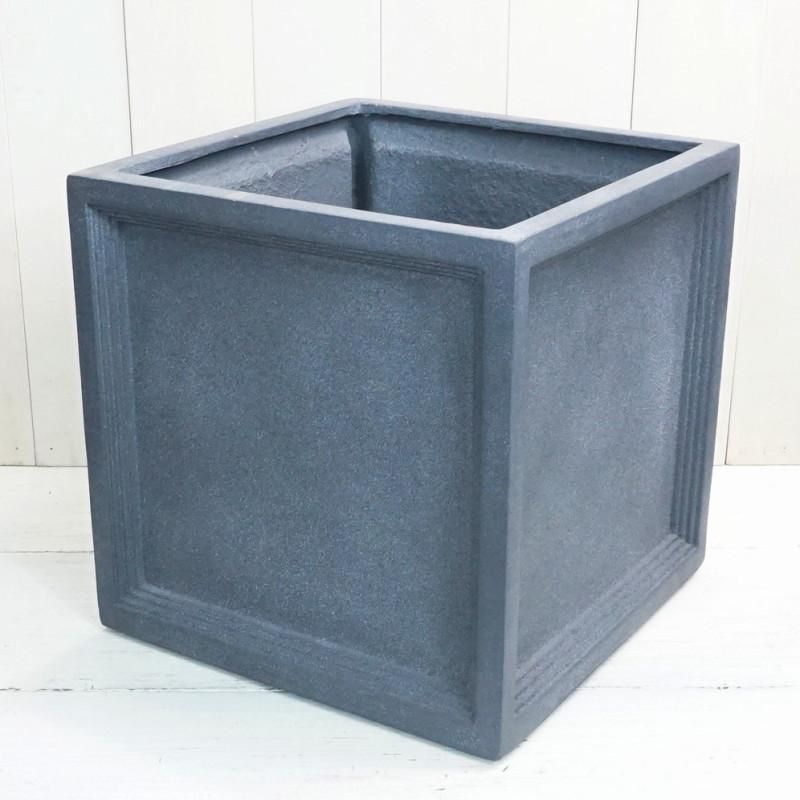 植木鉢 おしゃれ 大型 プラスチック 軽い LLキューブ L＜FRP