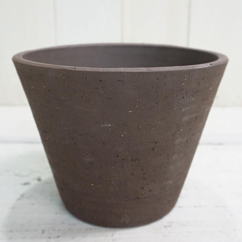 常滑焼 「美芸」美しい盆栽鉢 陶器製 円形 ソーサー 茶色 排水穴付き 常滑焼 「美芸」美しい盆栽鉢 陶器製 形 ソーサー 茶色 排水穴付き