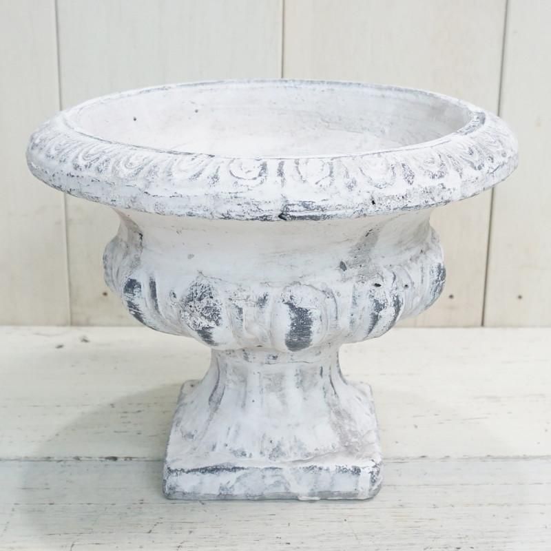 植木鉢 おしゃれ アンティーク 陶器鉢 ブランシェオールドアン＜ 19cm