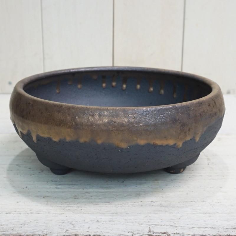 植木鉢 おしゃれ 和風 金彩鉄鉢 3点セットM< 15cm 5号 18cm 6号 植木鉢 おしゃれ 和風 金彩鉄鉢 3点セットM< 15cm 5号 18cm 6号