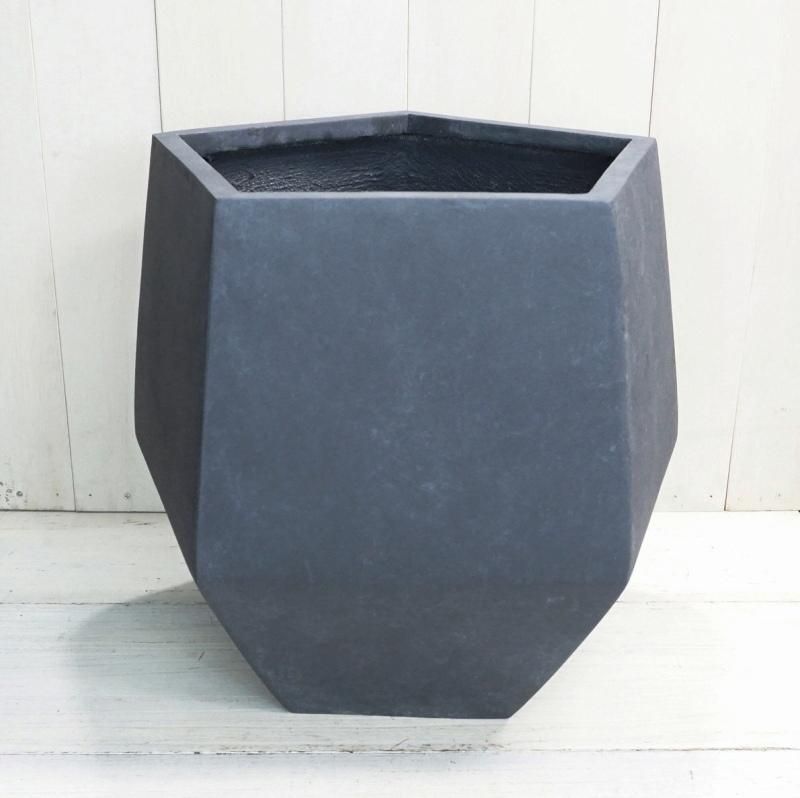 植木鉢 おしゃれ プラスチック ペンタゴン S＜ 41cm 14号 底穴あり