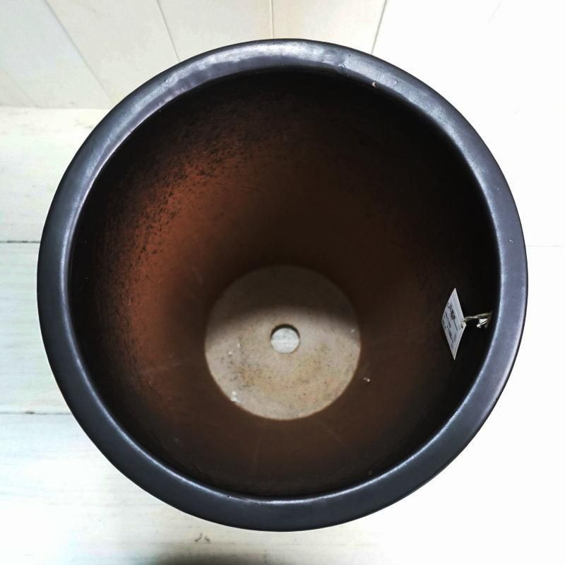 LSA   32㎝/H26㎝　ボウル&ウォールナットリッド　花瓶　鉢 LSA 32㎝/H26㎝ボウル&ウォールナットリッド花瓶鉢