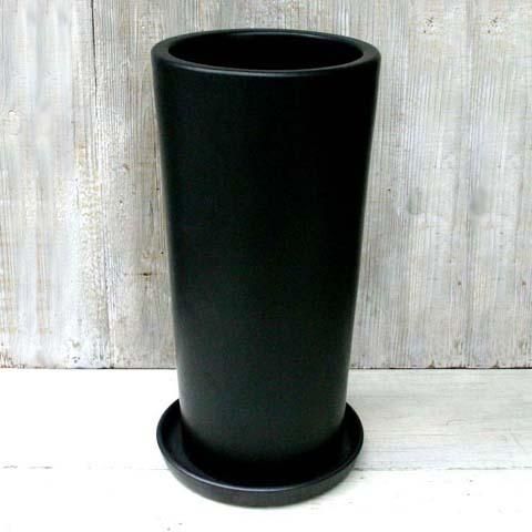 植木鉢 おしゃれ 陶器鉢 トールラウンド L (2色)＜ 30cm 10号 穴あり