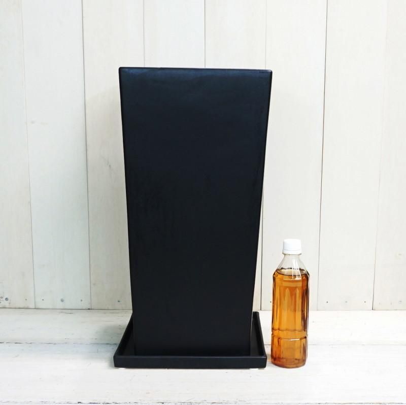 植木鉢 おしゃれ 陶器鉢 トールスクエア S (2色)＜ 25cm 8号 穴