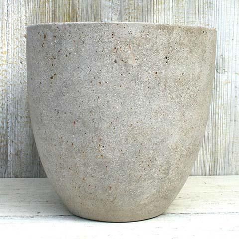 植木鉢 おしゃれ セメント コーテスラウンドM (Be/Gy)＜ 40cm 13