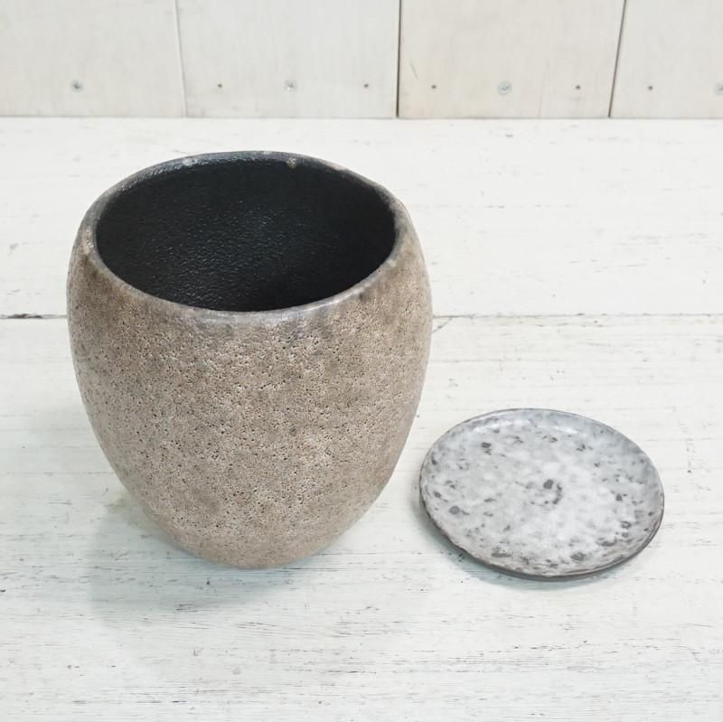 植木鉢 おしゃれ 陶器鉢 ミネラルポット＜ 11cm 4号 穴あり