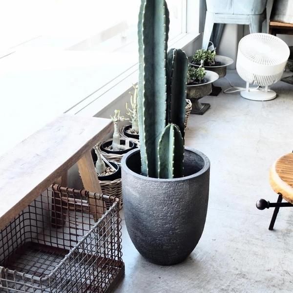 美品✨グリーンポット 植木鉢 ビアス アルトエッグ　43cm アイボリー Amazon | グリーンポット プランター ビアス アルトエッグ