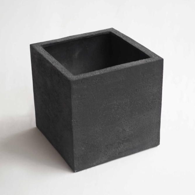 植木鉢 おしゃれ 軽い リガンデキューブM＜ 50cm 17号 ポリ