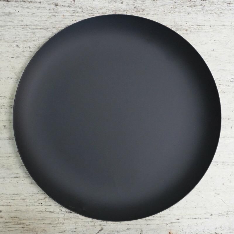 受け皿 おしゃれ 植木鉢 アイアン プレート3L ＜ 25cm 8号 マット