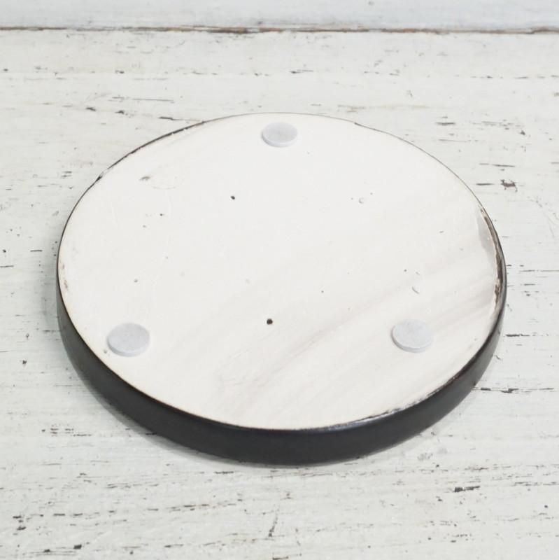 受け皿 おしゃれ 植木鉢 ソーサー13 M (2色)＜ 13cm 4号 陶器 マット