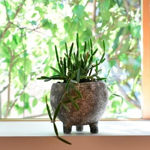 植木鉢 10号 おしゃれグラスファイバー製 鉢カバー 面白く 脚付