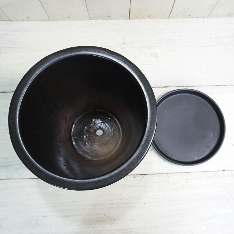 植木鉢 おしゃれ 陶器鉢 MP12 (2色)< 26cm 8.5号 底穴あり 植木鉢 おしゃれ 陶器鉢 MP12 (2色)< 26cm 8.5号 底穴あり