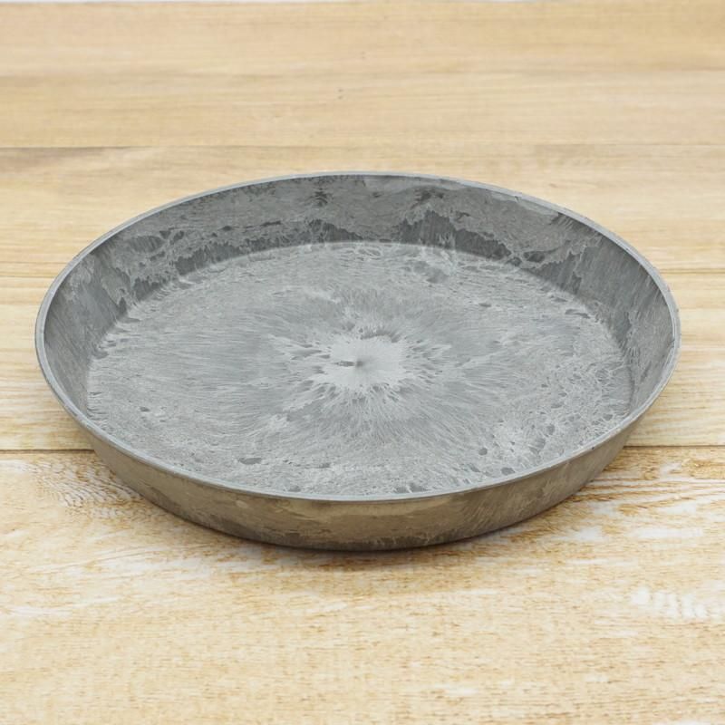 受け皿 植木鉢 おしゃれ アートストーン ラウンドソーサーM 22cm 7号