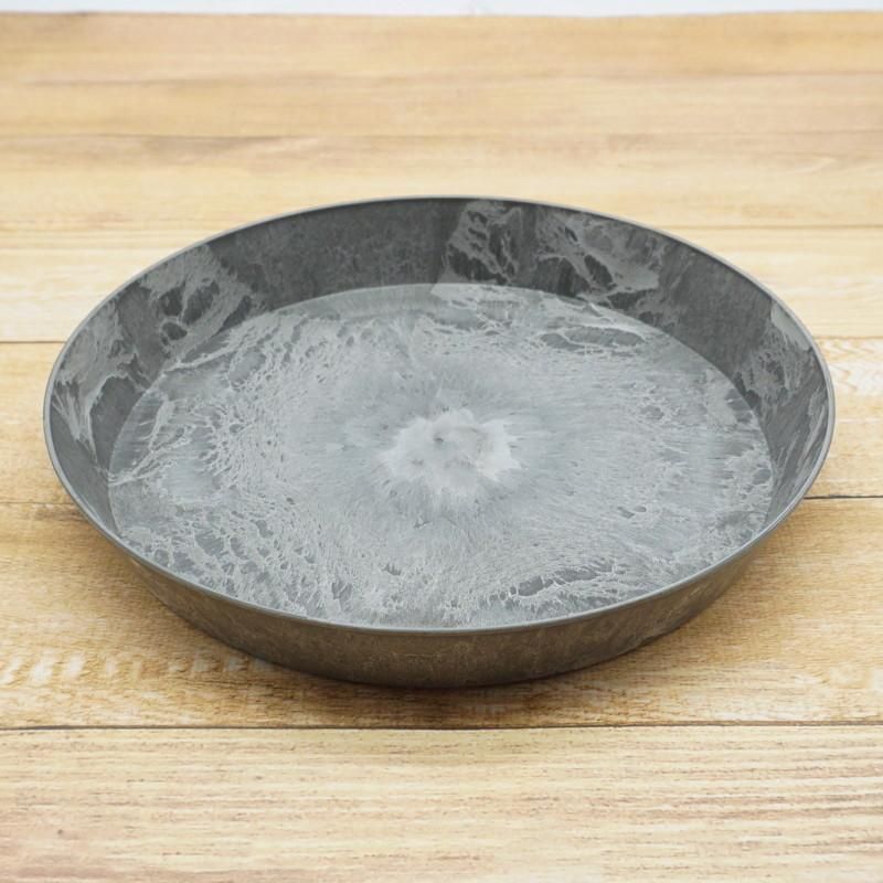 高さは、30cm陶器 受け皿 植木鉢 おしゃれ アートストーン ラウンドソーサー2L