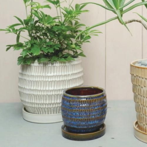 植木鉢 おしゃれ 陶器鉢 クラッツ シノS (3色) 11cm 3.5号 穴 植木鉢 おしゃれ 陶器鉢 クラッツ シノS (3色) 11cm 3.5号 穴