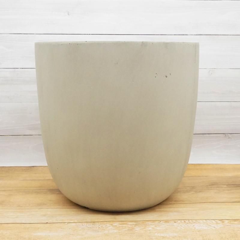 植木鉢 おしゃれ 大型 エイリアスラウンドL(2色) 43cm 14号 セメント