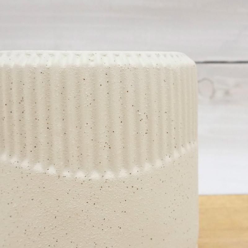 鉢　壺 植木鉢 おしゃれ 陶器鉢 カスケードS (2色) 12cm 4号 穴あり