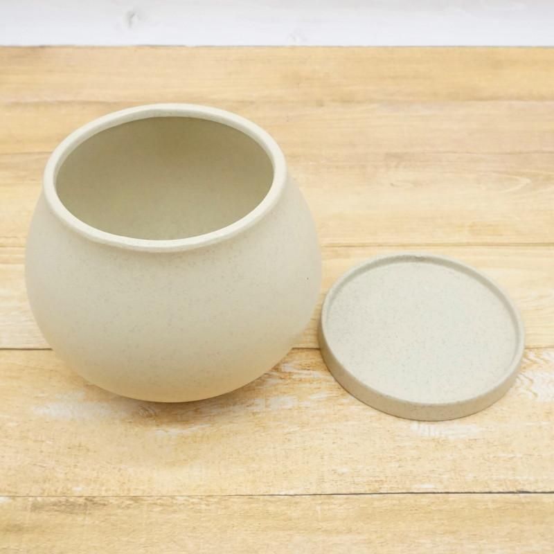 植木鉢 おしゃれ 陶器鉢 オーラS (2色)＜ 21cm 7号 穴あり