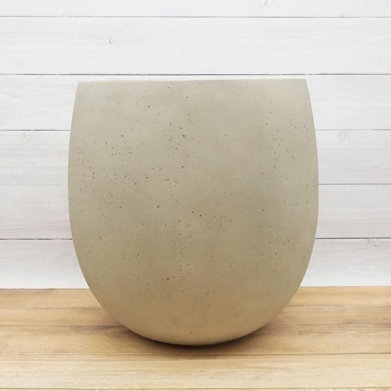 植木鉢 おしゃれ テラニアスバルーンM(2色) 11号 35cm FRP 鉢カバー