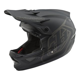 Troy Lee Designs [D3 Fiberlite Helmet]MONO Black Lサイズ 