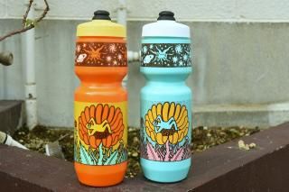 SimWorks [ Super Chill Earth Gazer Bottle ] Orange / Teal