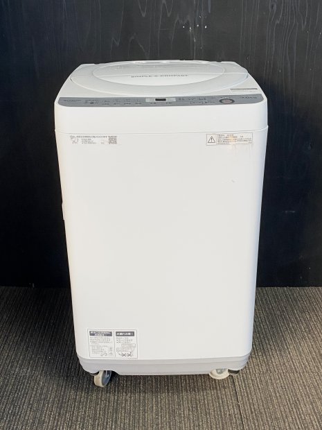 2018年製　シャープ　洗濯機　ES-GE7B-W（2318）送料無料（京阪神エリア）