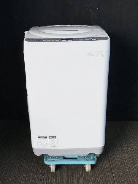 2020年製　シャープ　洗濯機　ES-GE7D-W（4675）送料無料（京阪神エリア）