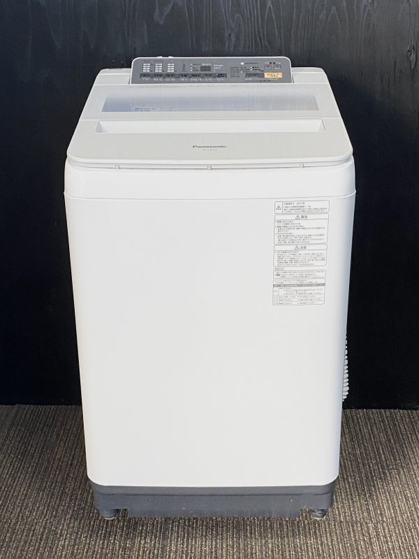2017年製 パナソニック 洗濯機 NA-FA80H3（3159）送料無料（京阪神