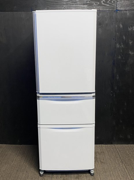 2016年製　三菱　冷凍冷蔵庫　MR-C34Z-W1（7413）送料無料（京阪神エリア）