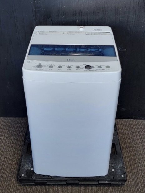 2019年製　ハイアール　洗濯機　JW-C45D（0796）送料無料（京阪神エリア）