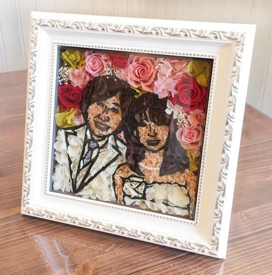 絵画　額縁　花 額入り,プリザーブドフラワー,花の絵,ハナノエ