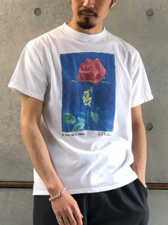 1998's Vintage WILL BULLAS,Printed T-shirt A ROSE IS A ROSEġ