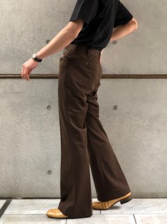 1970's Vintage Polyester Knit Flare Trousers size 3330 (3129)